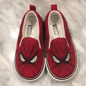 New! GAP red Spider Man shoes, baby/toddler size 6